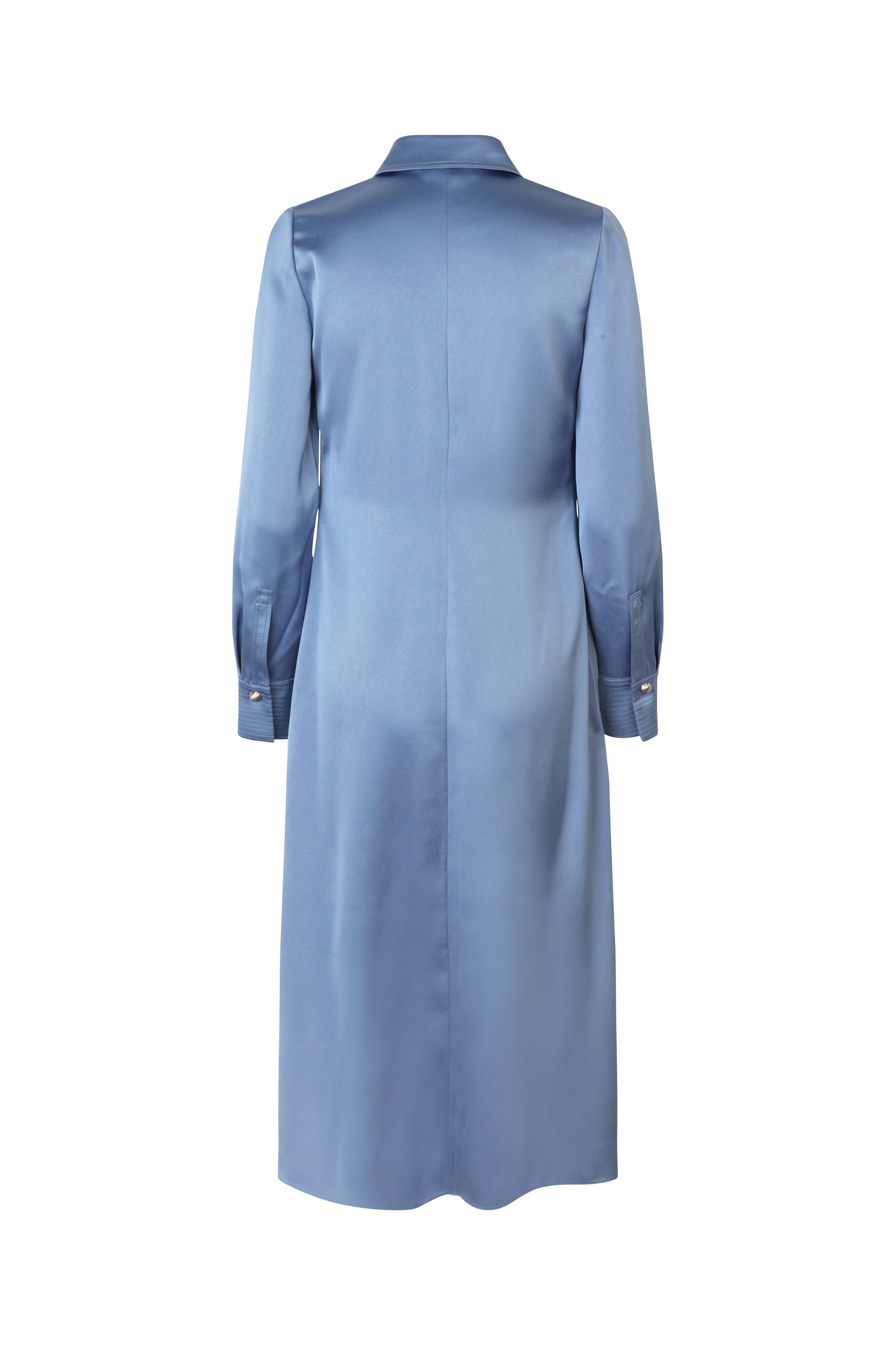 Collared Midi kjole - Infinity Blue